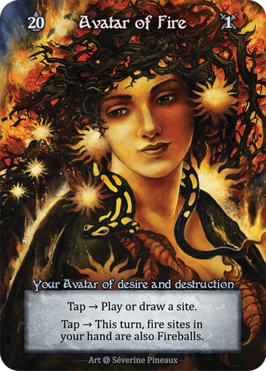 Avatar of Fire — Sorcery: Contested Realm card