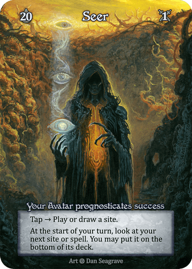 Seer — Sorcery: Contested Realm card