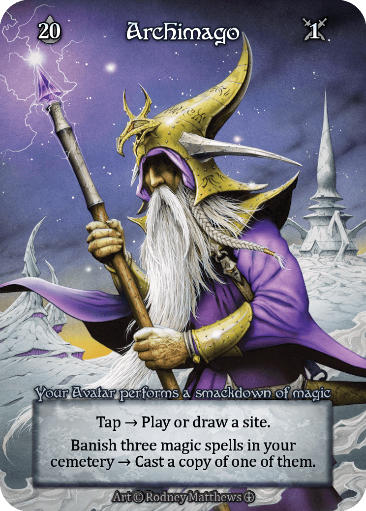 Archimago — Sorcery: Contested Realm card