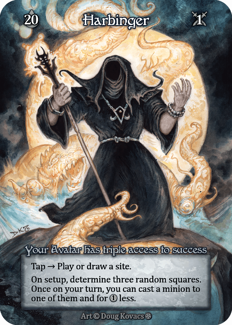 Harbinger — Sorcery: Contested Realm card
