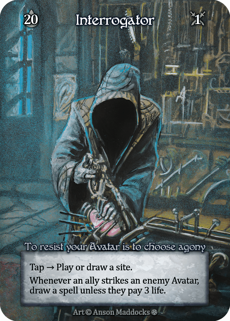 Interrogator — Sorcery: Contested Realm card