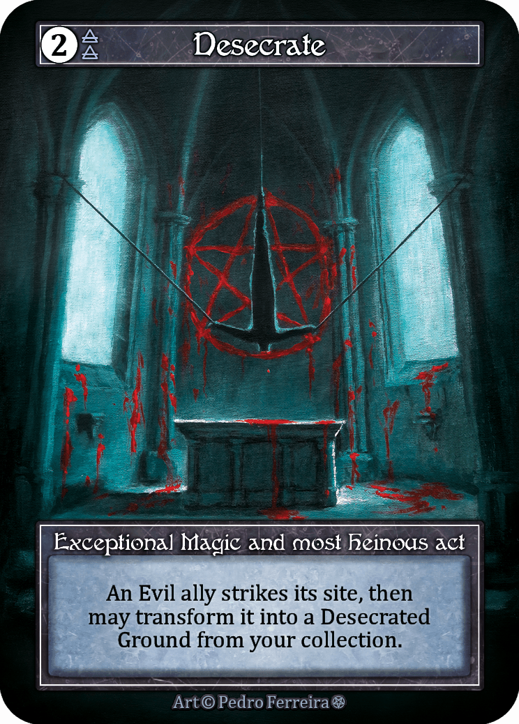 Desecrate