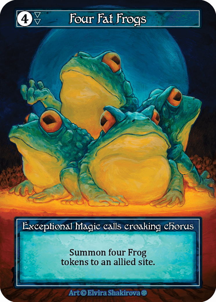 Four Fat Frogs