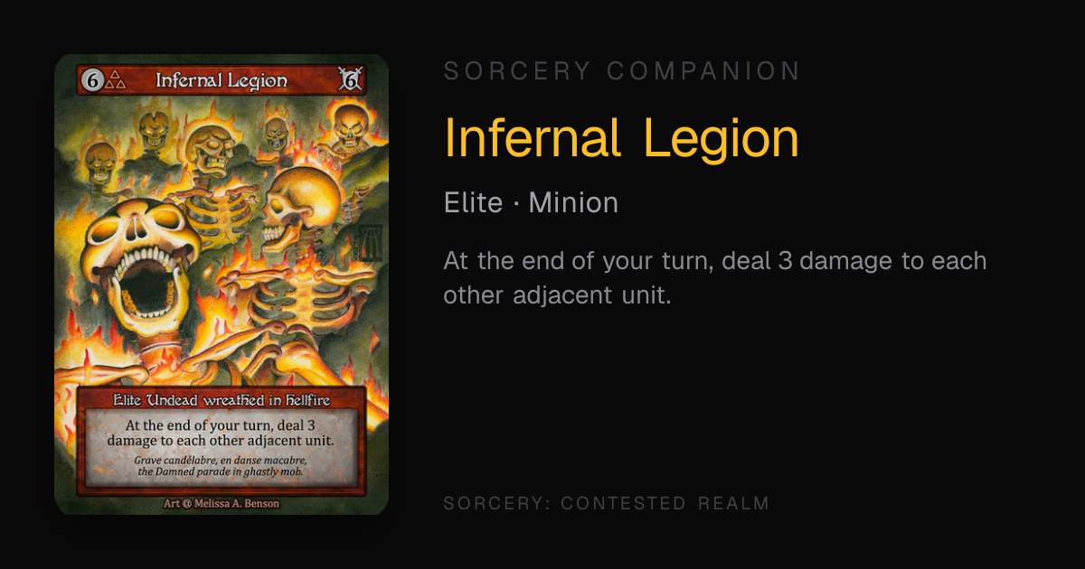 Infernal Legion — Sorcery Companion